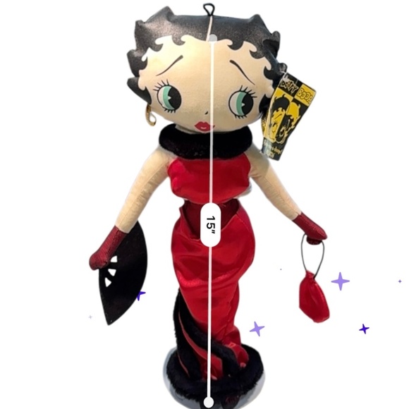 Betty Boop KellyToy Rag Doll - Picture 7 of 11